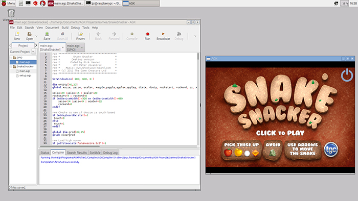 AppGameKit for Pi IDE